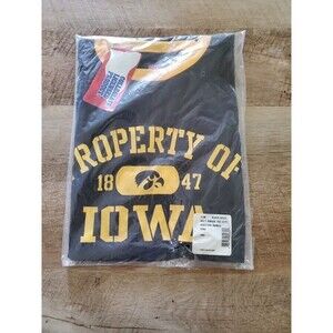 Soffe NCAA University of Iowa Ringer T-Shirt Small